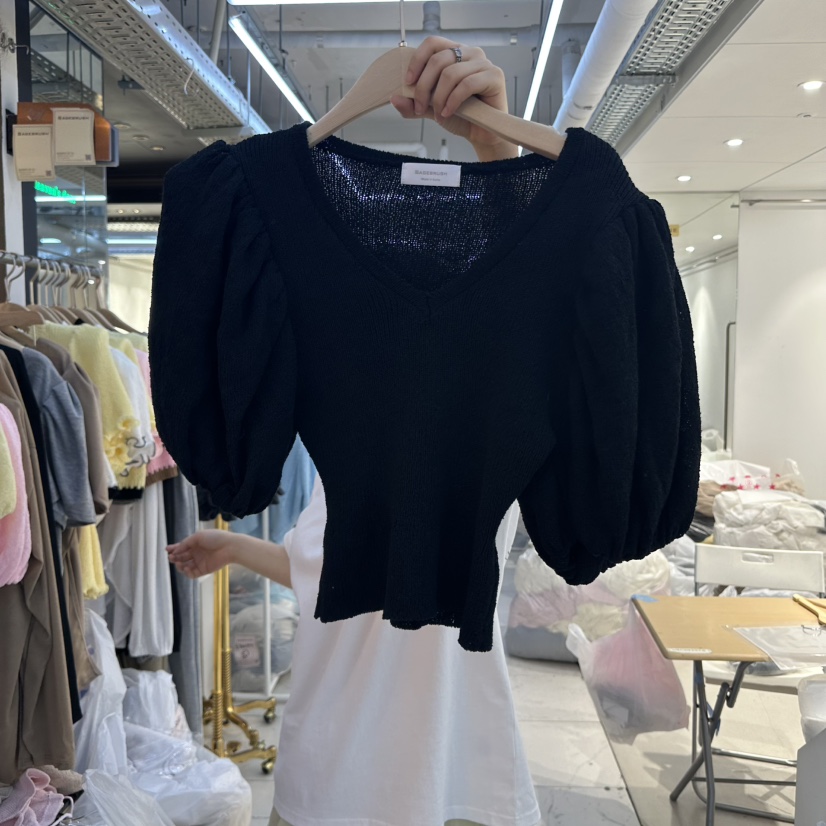 SAGE BRUSH韓國㊣直郵東大門代購女裝新品休閑人氣25春夏針織衫SAGE BRUSH針織衫圖色4