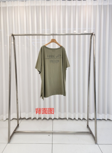 THE FIRST-Q韓國直郵㊣東大門實拍女裝新品人氣休閑25春夏T恤THE FIRSTT恤圖色4