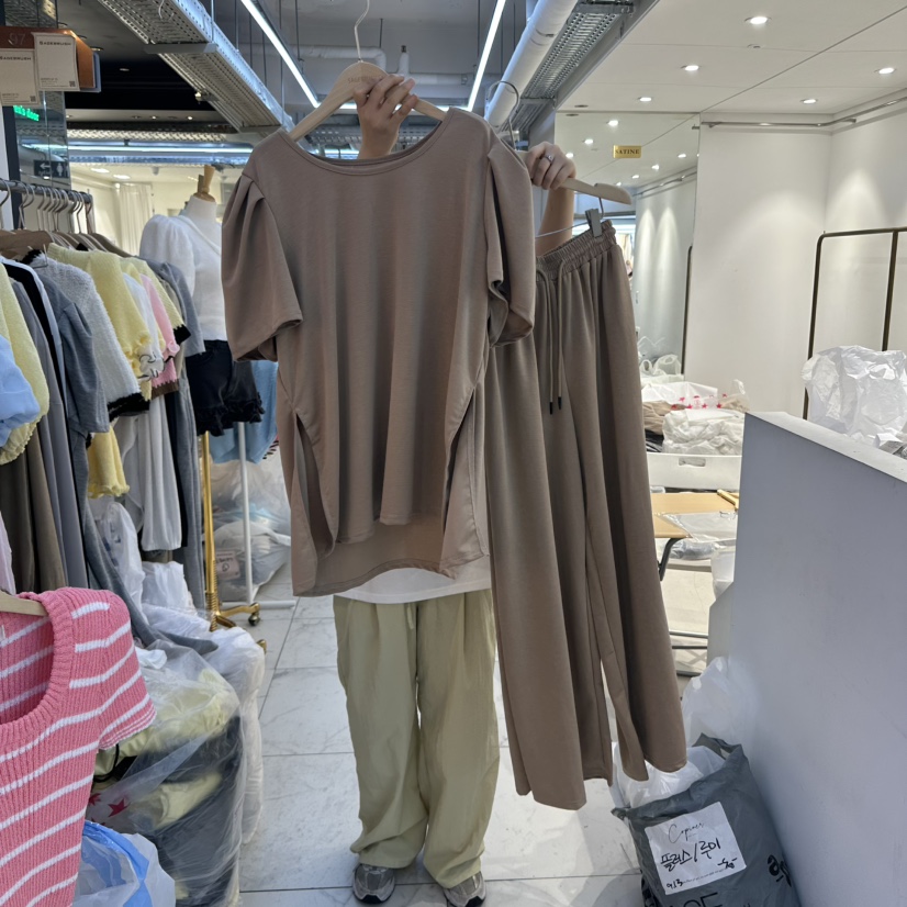 SAGE BRUSH直郵韓國代購㊣女裝新品時尚休閑25春夏推薦套裝SAGE BRUSH套裝圖色2