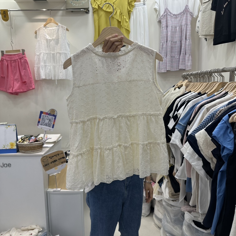 HOJAE韓國直郵㊣女裝新品推薦時尚休閑25春夏熱賣人氣吊帶背心MID-LEVEL JUMP吊帶/背心