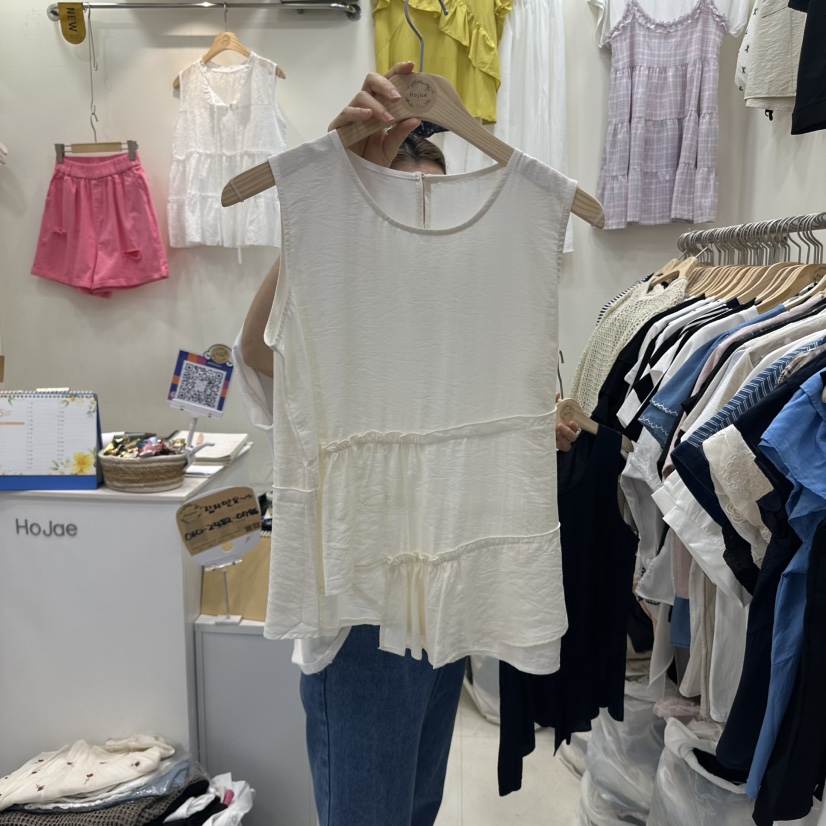 HOJAE韓國㊣直郵東大門代購女裝新品推薦人氣25春夏吊帶背心MID-LEVEL JUMP吊帶/背心