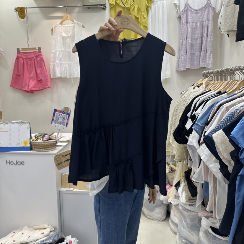 HOJAE韓國㊣直郵東大門代購女裝新品推薦人氣25春夏吊帶背心MID-LEVEL JUMP吊帶/背心圖色3