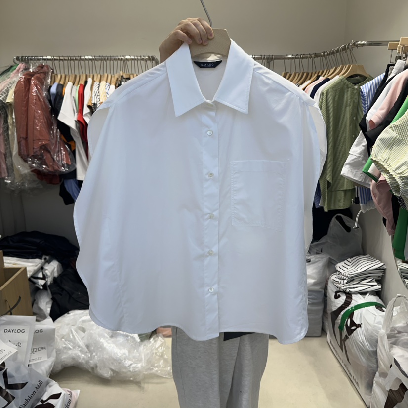DA YLOG韓國直郵㊣女裝新款推薦時尚25春夏人氣襯衫蕾絲衫DA YLOG襯衫/蕾絲衫圖色2