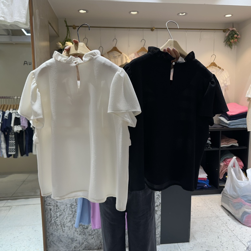 HERO韓國㊣直郵東大門代購女裝新款熱賣25春夏推薦襯衫蕾絲衫HERO襯衫/蕾絲衫