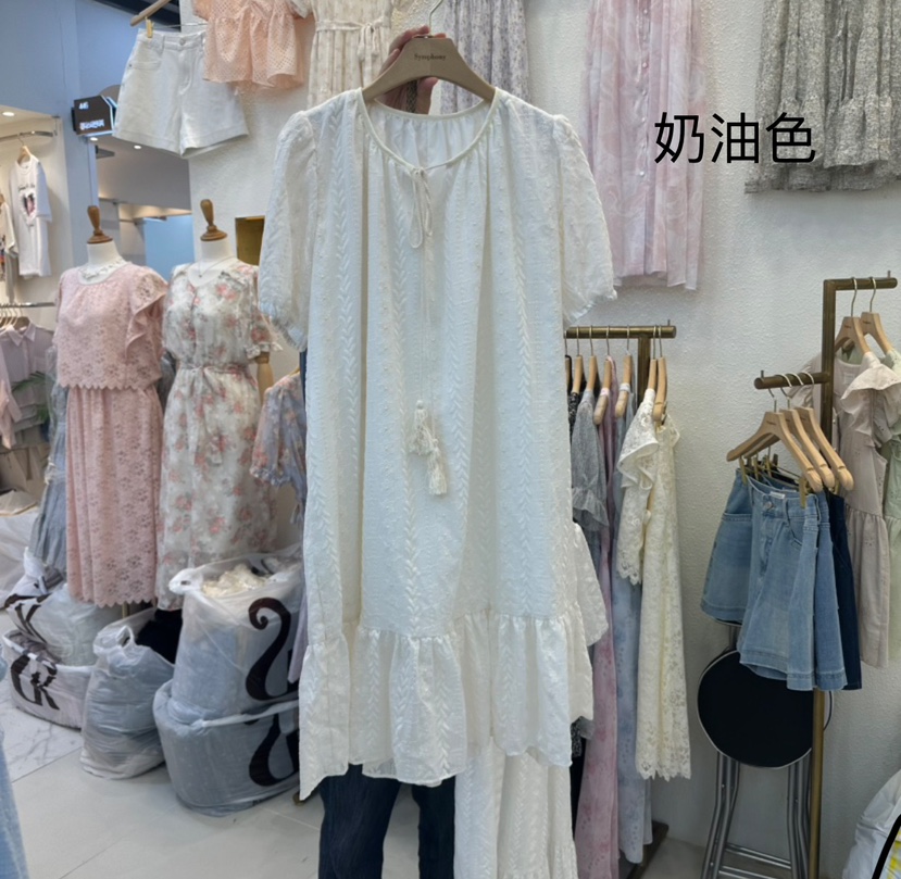 SYMPHONY韓國㊣直郵東大門代購女裝新品休閑連衣裙不含腰帶SYMPHONY連衣裙圖色2