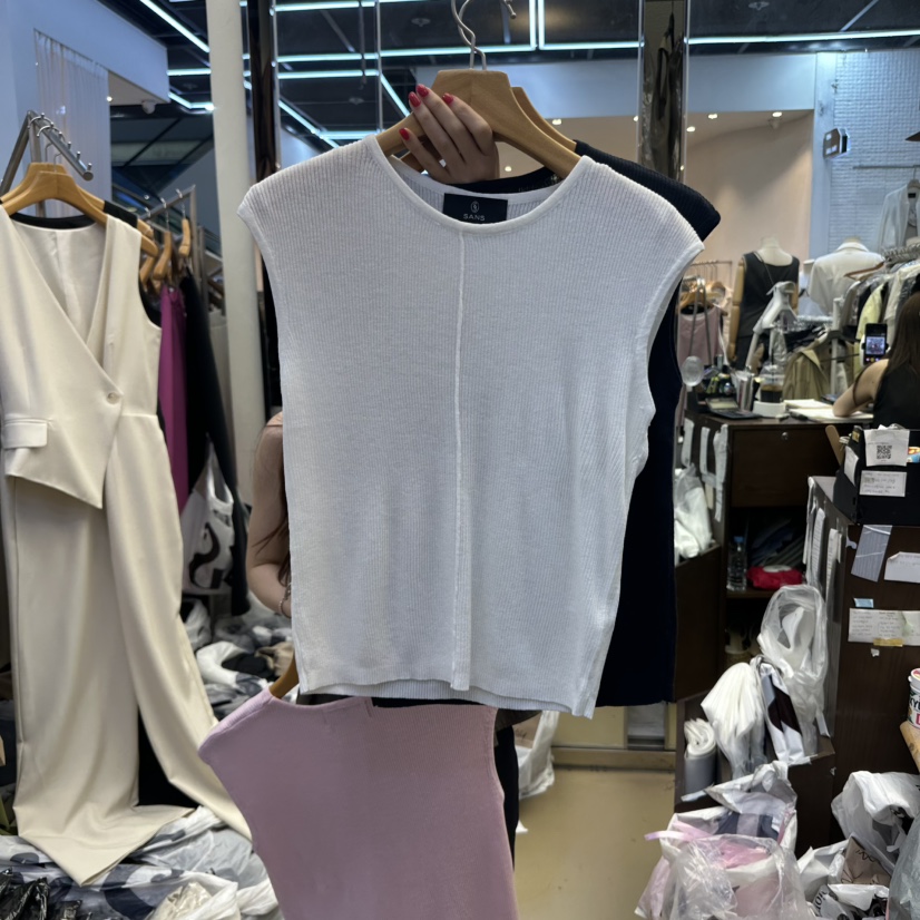 SANS直郵韓國代購㊣女裝新品時尚休閑人氣推薦熱賣吊帶背心SANS吊帶/背心圖色2