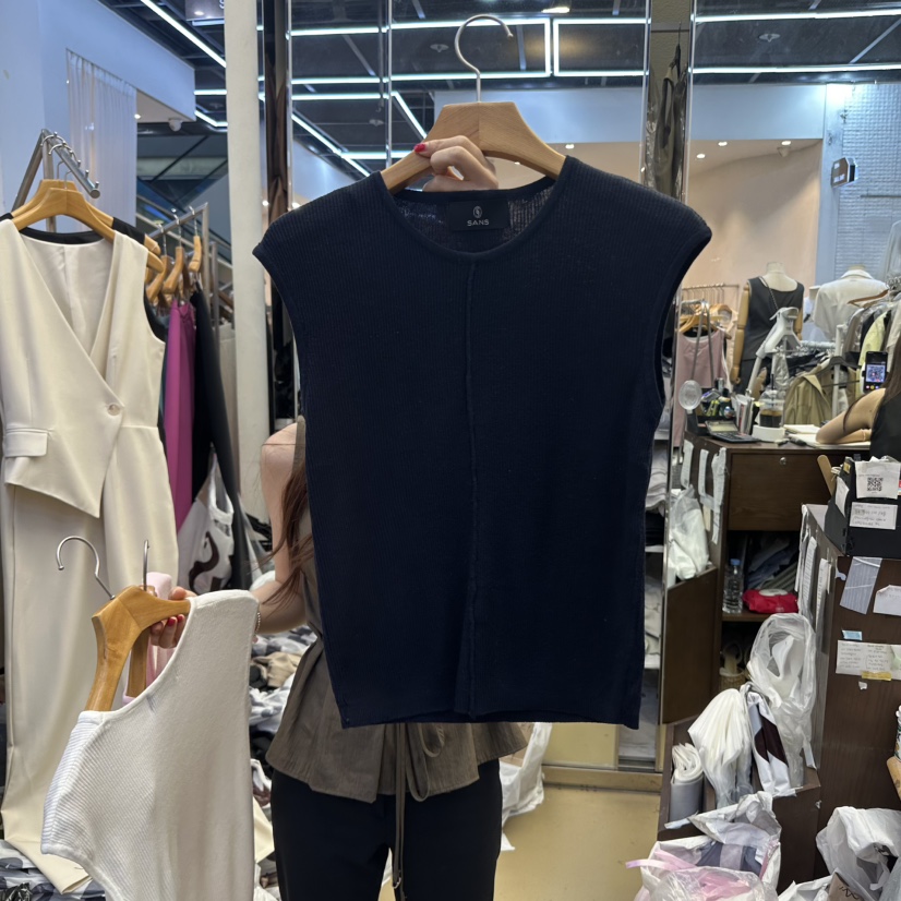 SANS直郵韓國代購㊣女裝新品時尚休閑人氣推薦熱賣吊帶背心SANS吊帶/背心圖色3