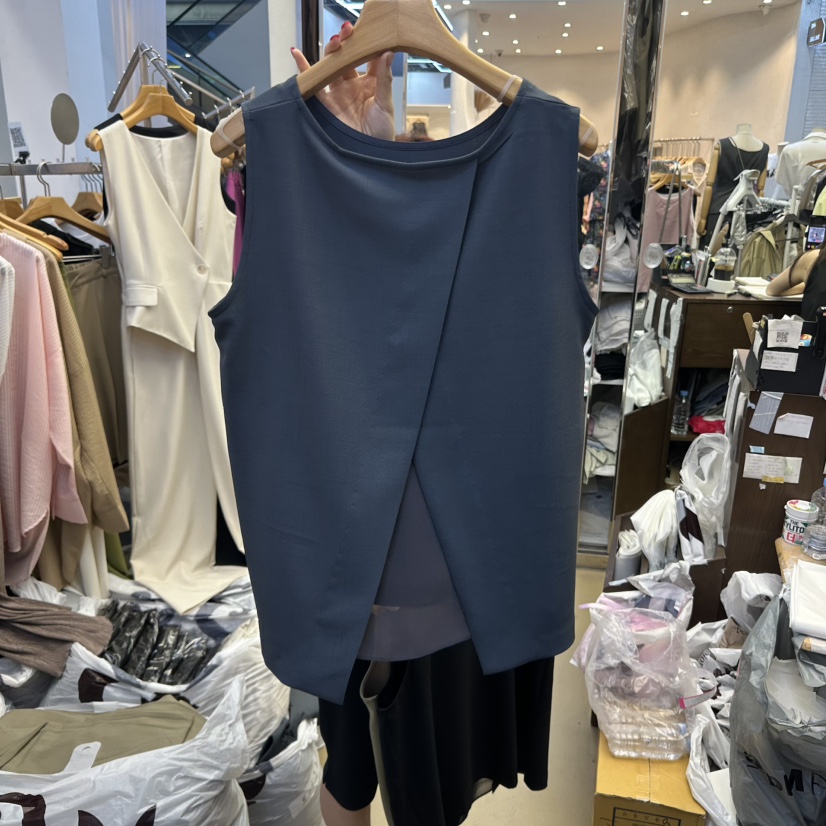 SANS直郵韓國代購㊣女裝新品人氣休閑25春夏推薦熱賣吊帶背心SANS吊帶/背心