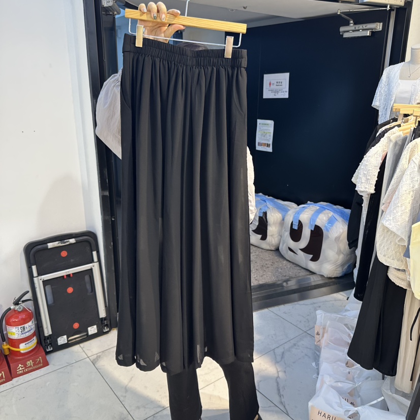 HARU直郵韓國代購㊣女裝新品推薦休閑25春夏時尚休閑褲雪紡HARU休閑褲