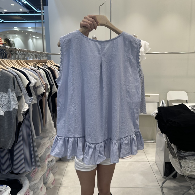 BLUE RIBBON韓國㊣直郵東大門代購女裝新品時尚熱賣吊帶背心BLUE RIBBON吊帶/背心