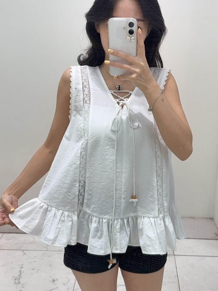 BLUE RIBBON韓國㊣直郵東大門代購女裝新品時尚熱賣吊帶背心BLUE RIBBON吊帶/背心