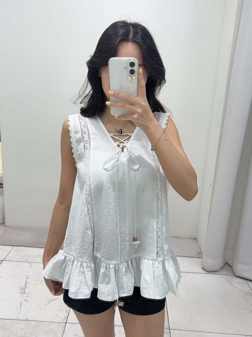 BLUE RIBBON韓國㊣直郵東大門代購女裝新品時尚熱賣吊帶背心BLUE RIBBON吊帶/背心