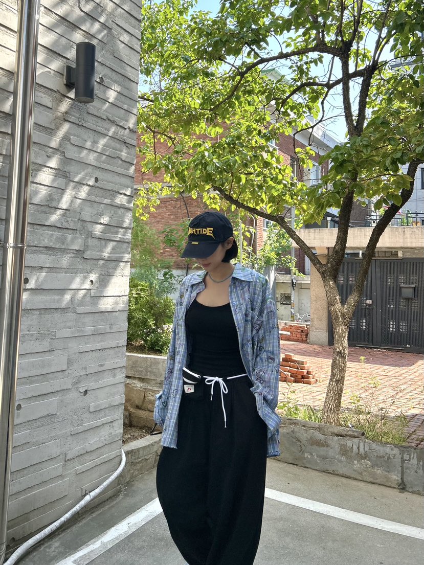 THE LINE-Q韓國直郵㊣東大門實拍女裝新品休閑襯衫蕾絲衫THE LINE-q襯衫/蕾絲衫