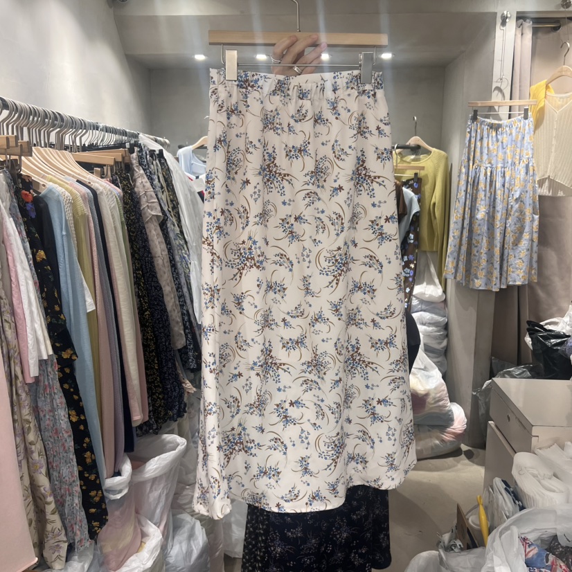 LOGROAD韓國直郵㊣女裝新品25春夏時尚休閑推薦半身裙中短裙LOG ROAD半身裙/中短裙