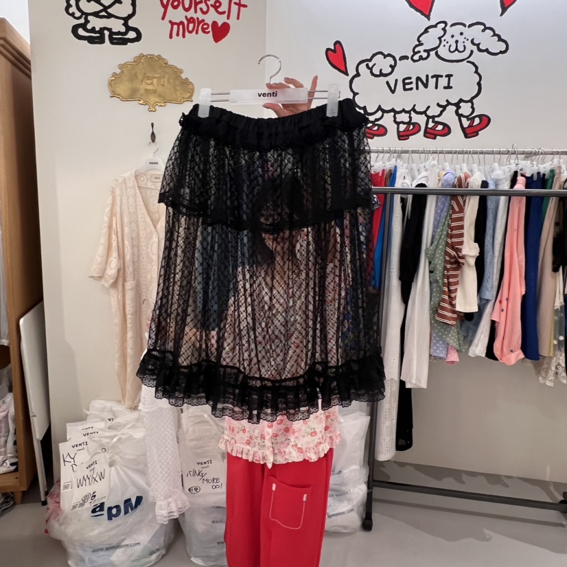 VENTI韓國直郵㊣女裝新品休閑時尚熱賣人氣推薦半身裙中短裙VENTI半身裙/中短裙圖色2