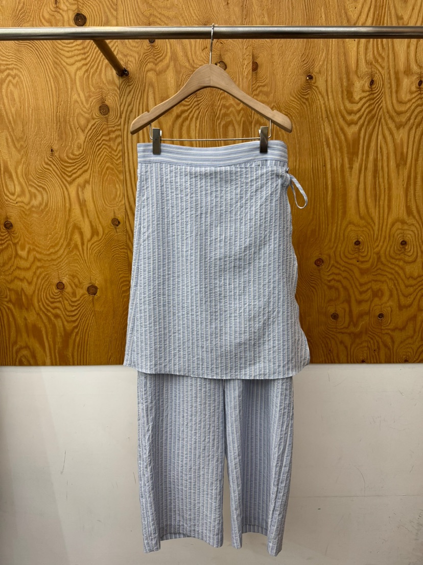 PROJECTVIEW韓國直郵㊣女裝新品時尚25春夏推薦熱賣裙褲條紋PROJECTVIEW裙褲圖色2