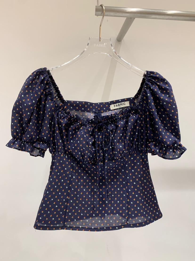 FABRIC直郵韓國代購㊣女裝新款25春夏時尚休閑推薦襯衫蕾絲衫FABRIC襯衫/蕾絲衫