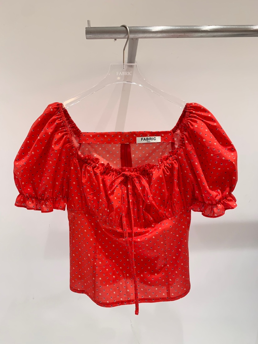 FABRIC直郵韓國代購㊣女裝新款25春夏時尚休閑推薦襯衫蕾絲衫FABRIC襯衫/蕾絲衫圖色2