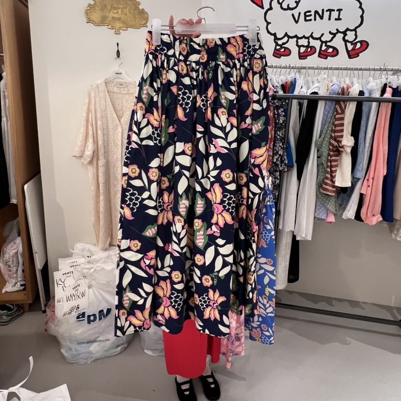 VENTI韓國直郵㊣女裝新品時尚休閑推薦熱賣25春夏半身裙中短裙VENTI半身裙/中短裙