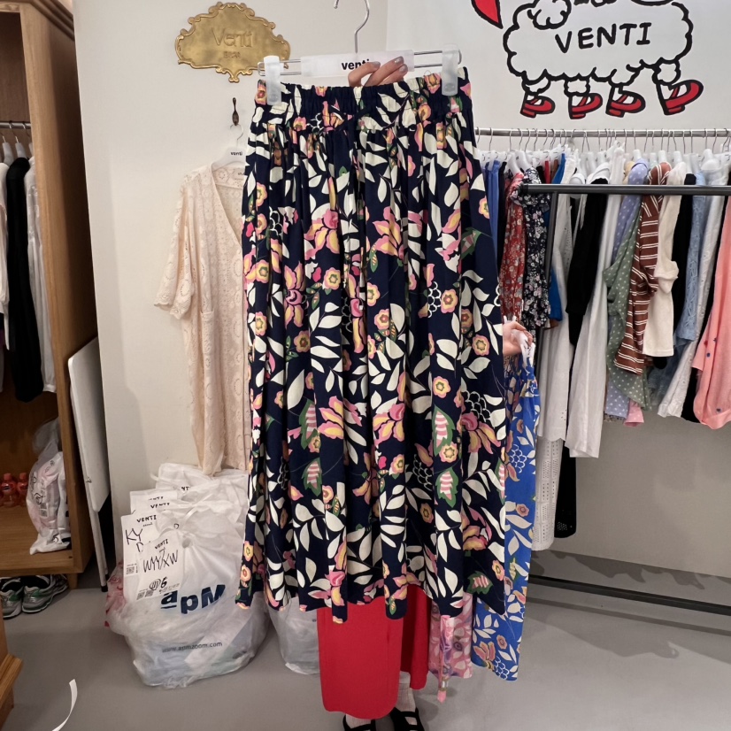 VENTI韓國直郵㊣女裝新品時尚休閑推薦熱賣25春夏半身裙中短裙VENTI半身裙/中短裙圖色3