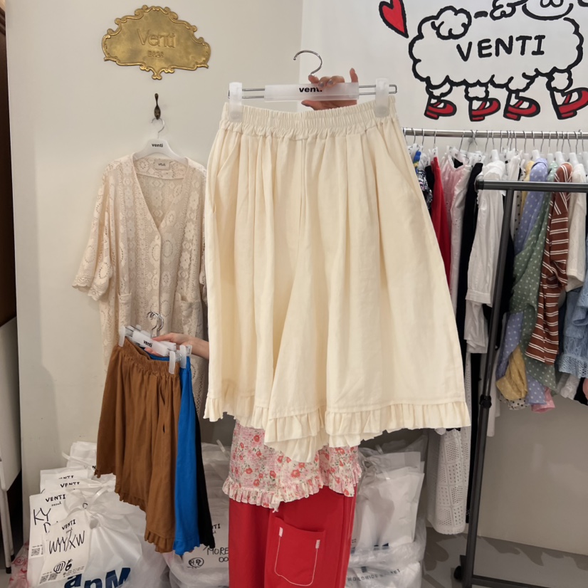 VENTI韓國㊣直郵東大門代購女裝新品時尚推薦休閑25春夏短褲VENTI短褲圖色2