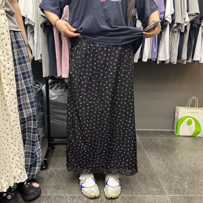CREDITO韓國直郵㊣女裝新品時尚熱賣休閑推薦人氣25春夏長裙CREDITO長裙圖色2
