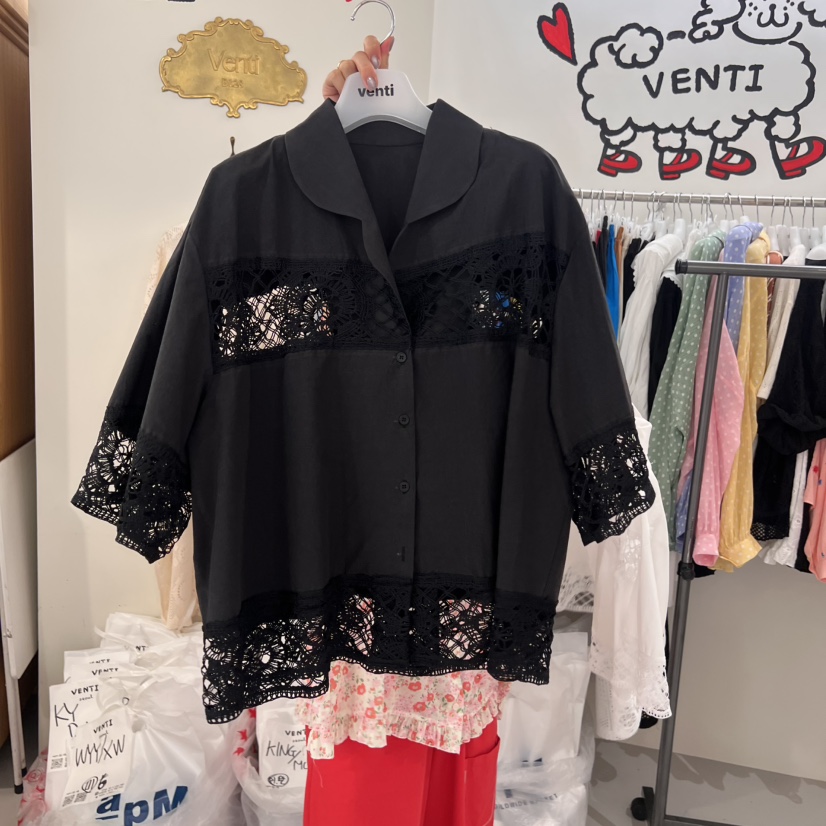 VENTI直郵韓國代購㊣女裝新款25春夏時尚人氣推薦休閑熱賣夾克VENTI夾克圖色2