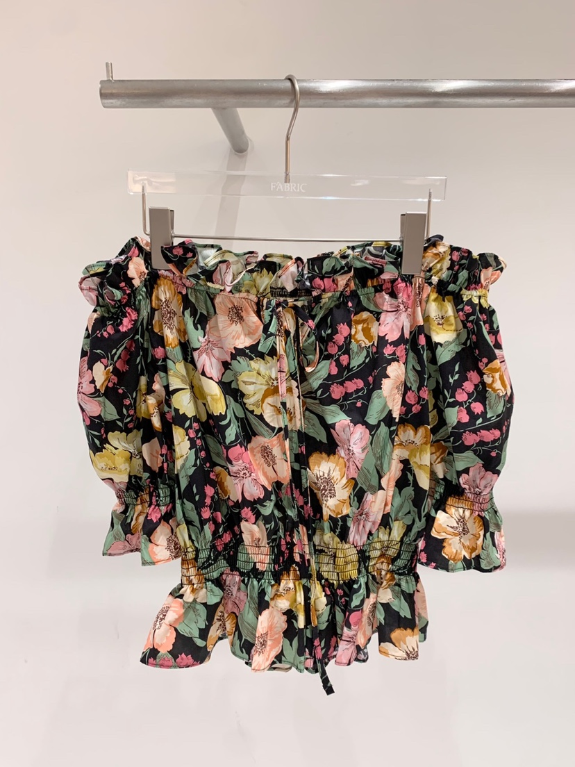 FABRIC直郵韓國代購㊣女裝新品人氣25春夏休閑熱賣襯衫蕾絲衫FABRIC襯衫/蕾絲衫圖色2