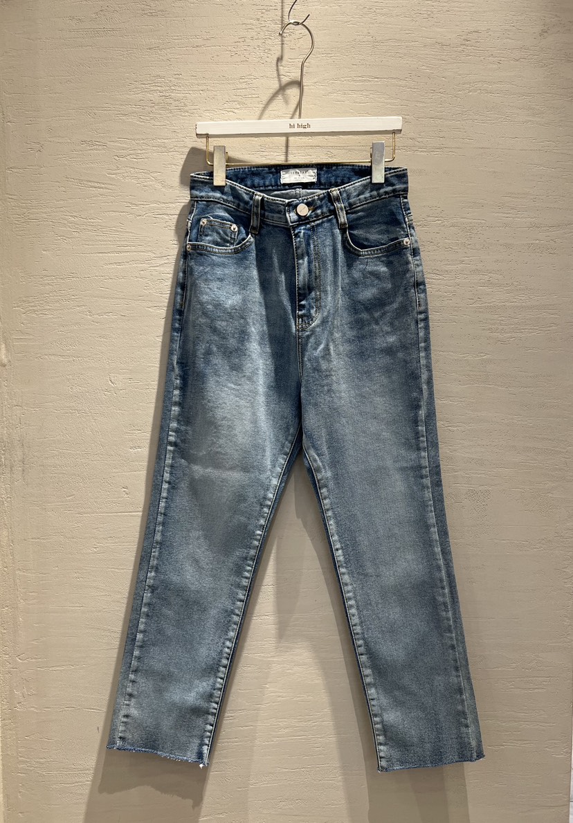 HI HIGH韓國㊣直郵東大門代購女裝新品人氣熱賣牛仔褲緊身SEESTAR/hi high牛仔褲