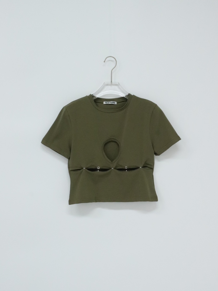 TEXTURE韓國直郵㊣東大門實拍女裝新款時尚25春夏休閑推薦T恤TEXTURET恤圖色2