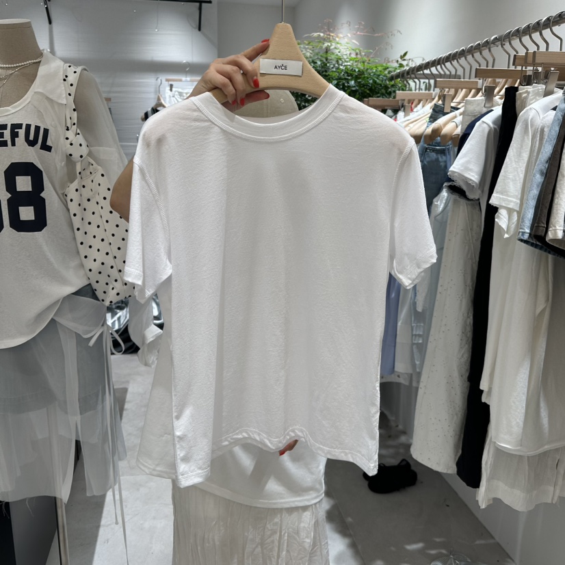 AYCE韓國直郵㊣東大門實拍女裝新款人氣25春夏熱賣休閑推薦T恤101SHOWROOM/AYCET恤