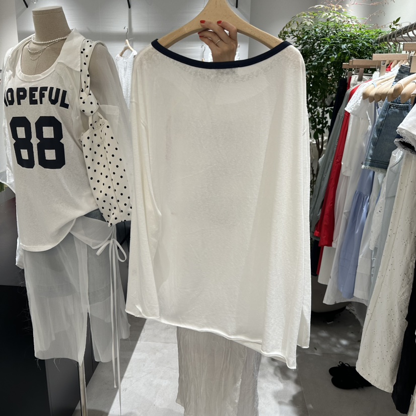 AYCE直郵韓國代購㊣女裝新款25春夏休閑熱賣時尚推薦長袖T恤101SHOWROOM/AYCE長袖T恤