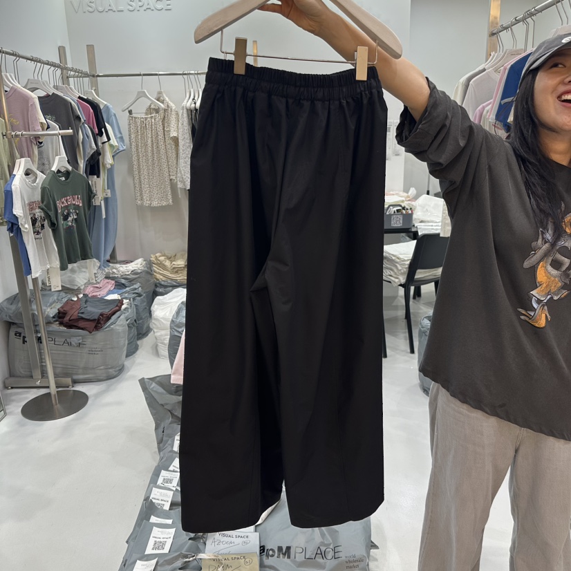 VISUAL SPACE直郵韓國代購㊣女裝新品時尚熱賣休閑人氣休閑褲VISUAL SPACE休閑褲