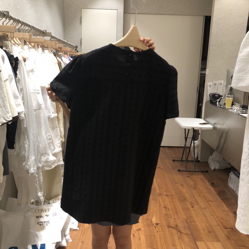 COMELY韓國直郵㊣東大門實拍女裝新款熱賣人氣休閑連衣裙刺繡COMELY連衣裙