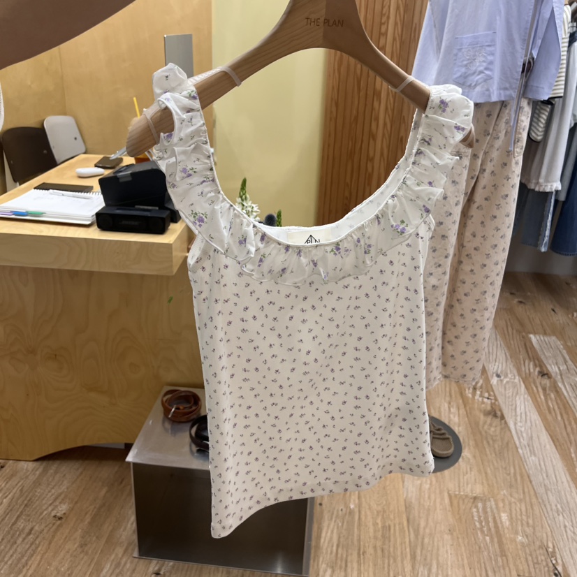 THEPLAN韓國㊣直郵東大門代購女裝新款時尚推薦人氣吊帶背心THE PLAN吊帶/背心圖色2