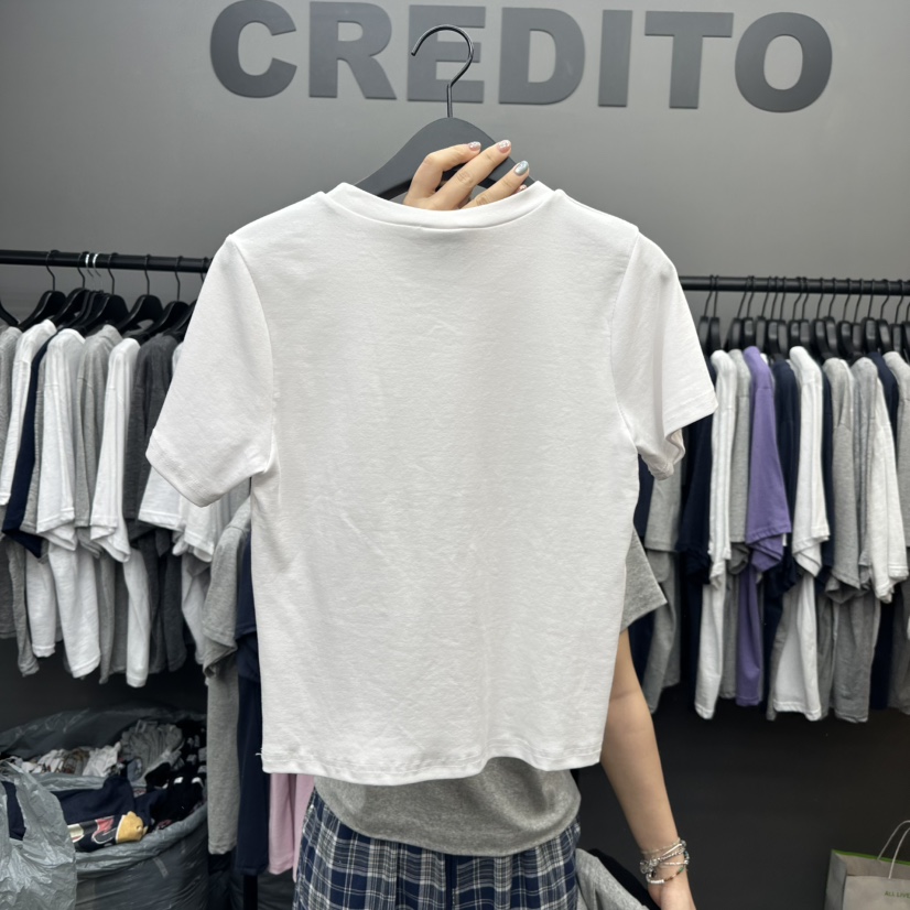 CREDITO直郵韓國代購㊣女裝新款時尚推薦熱賣休閑人氣25春夏T恤CREDITOT恤