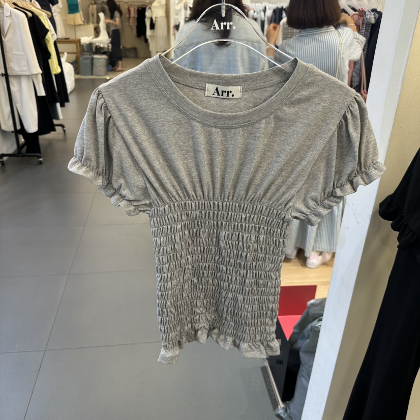 ARR直郵韓國代購㊣女裝新品時尚休閑人氣推薦熱賣25春夏T恤ARRT恤圖色2