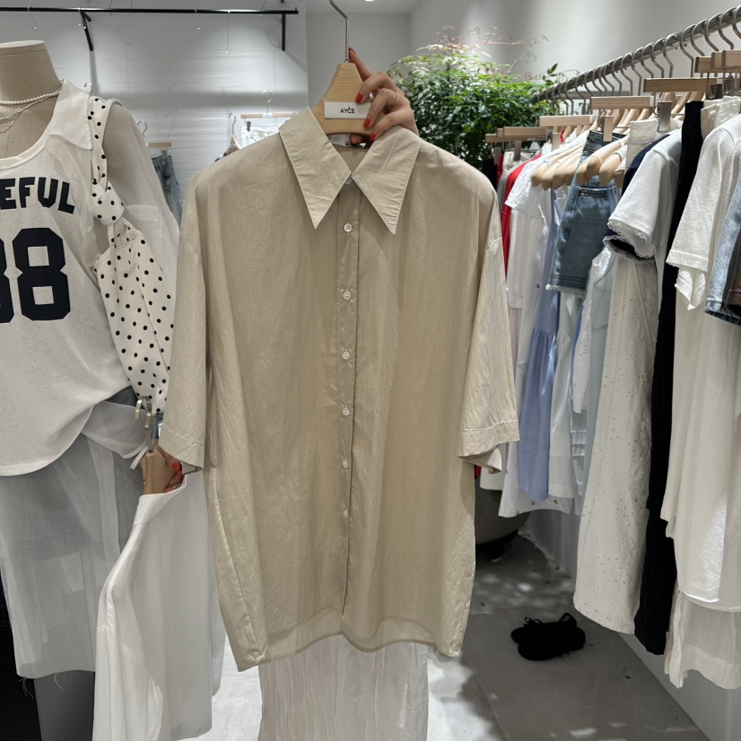 AYCE韓國直郵㊣女裝新品休閑人氣推薦時尚25春夏襯衫蕾絲衫101SHOWROOM/AYCE襯衫/蕾絲衫圖色2