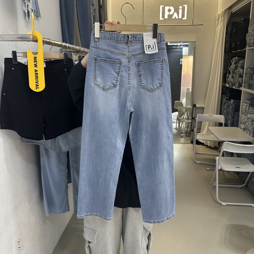 PAI韓國直郵㊣女裝新品25春夏時尚熱賣休閑推薦人氣牛仔褲PAI牛仔褲
