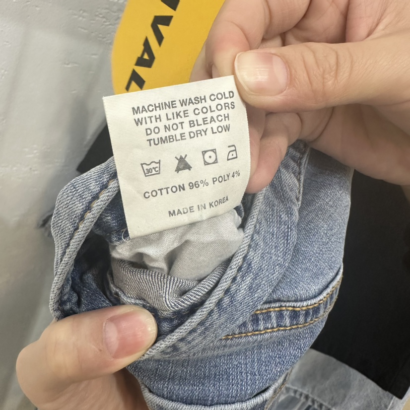 PAI韓國直郵㊣女裝新品25春夏時尚熱賣休閑推薦人氣牛仔褲PAI牛仔褲