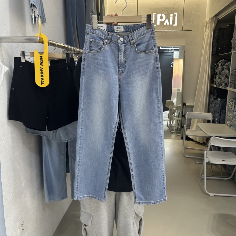 PAI韓國直郵㊣女裝新品25春夏時尚熱賣休閑推薦人氣牛仔褲PAI牛仔褲