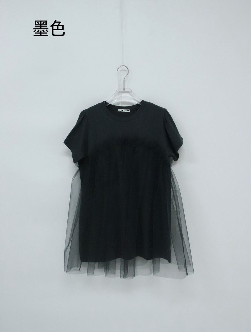 TEXTURE韓國直郵㊣女裝新款25春夏推薦時尚人氣熱賣休閑T恤TEXTURET恤圖色3