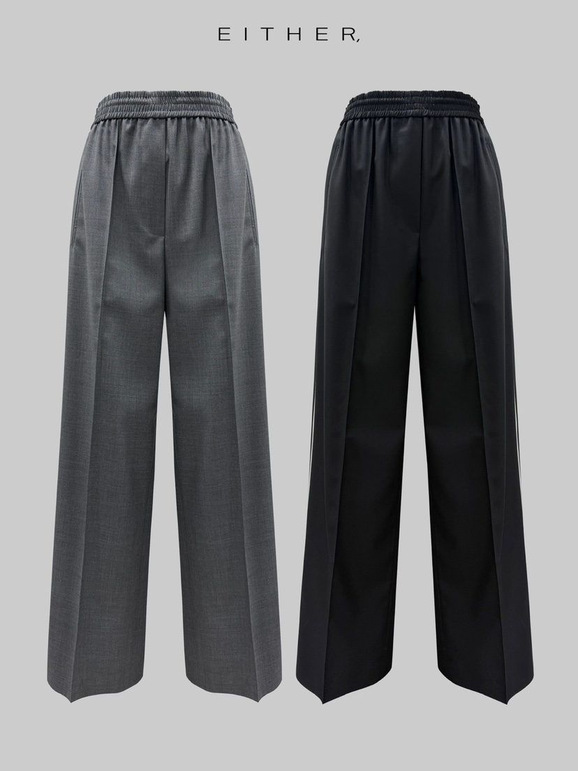 EITHER直郵韓國代購㊣女裝新品人氣時尚熱賣休閑25春夏休閑褲EITHER休閑褲