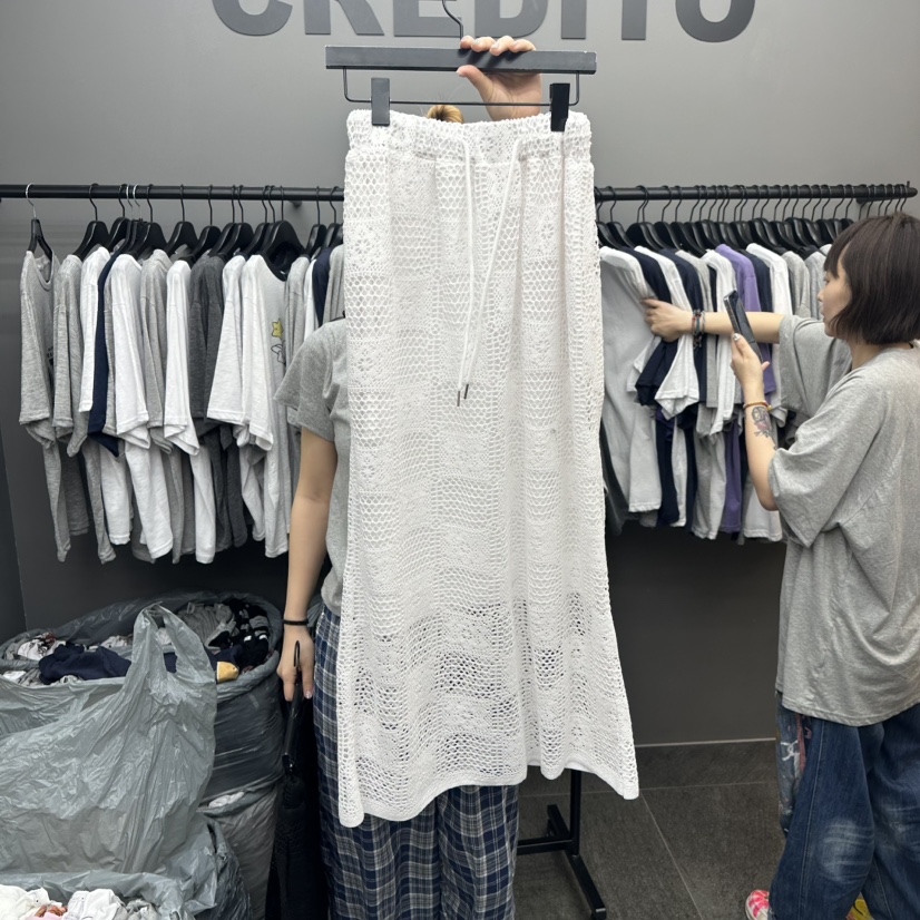 CREDITO韓國直郵㊣女裝新品時尚推薦25春夏人氣熱賣休閑長裙CREDITO長裙