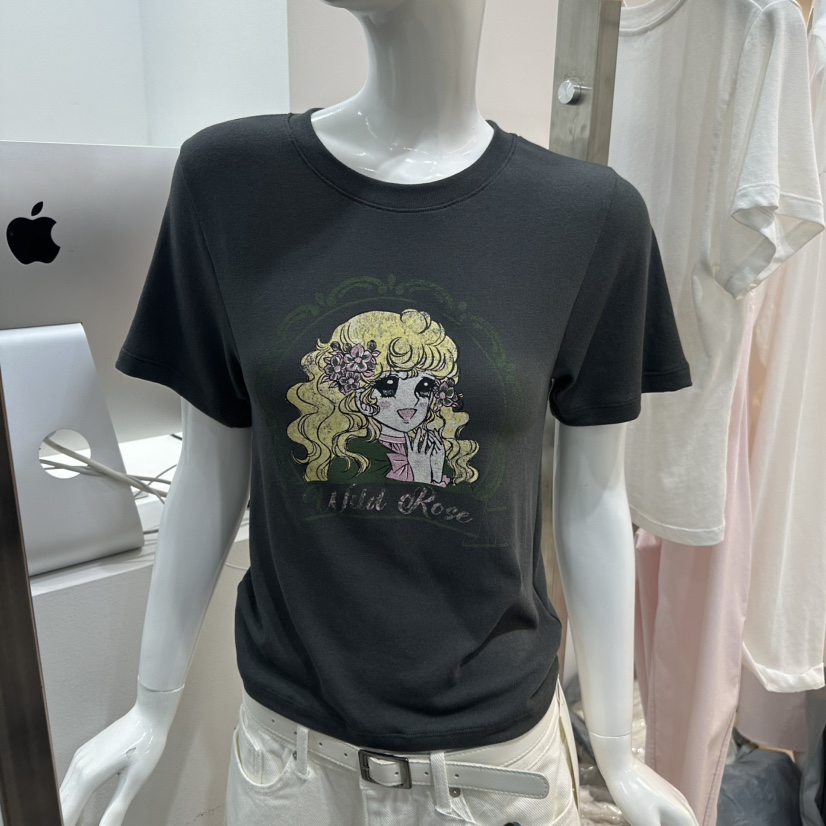 VISUAL SPACE韓國直郵㊣女裝新款休閑熱賣推薦25春夏人氣T恤VISUAL SPACET恤圖色2