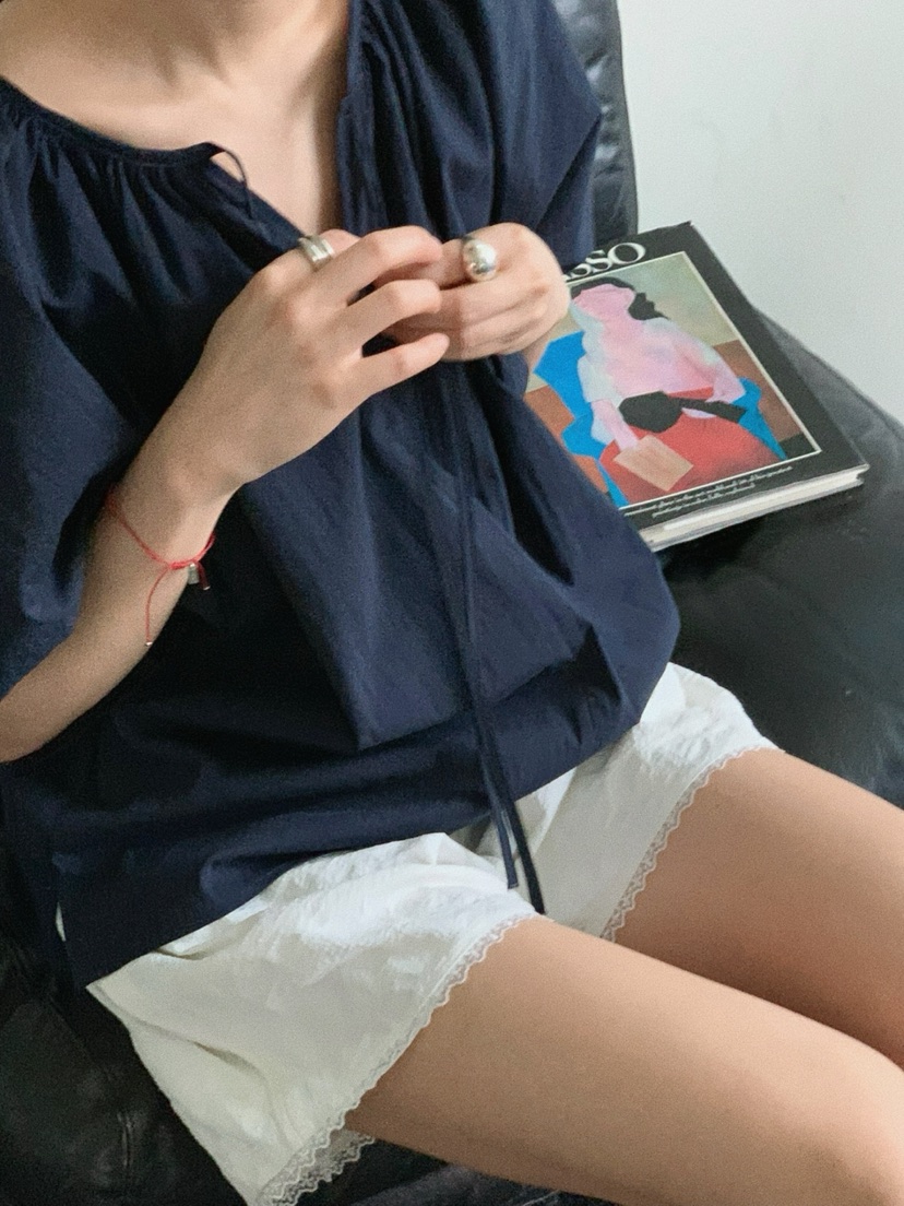 REGULARLY/PLACOR韓國直郵㊣女裝新品人氣推薦襯衫蕾絲衫褶皺REGULARLY/PLACOR襯衫/蕾絲衫