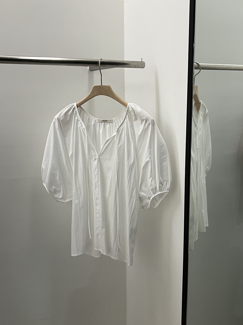 REGULARLY/PLACOR韓國直郵㊣女裝新品人氣推薦襯衫蕾絲衫褶皺REGULARLY/PLACOR襯衫/蕾絲衫