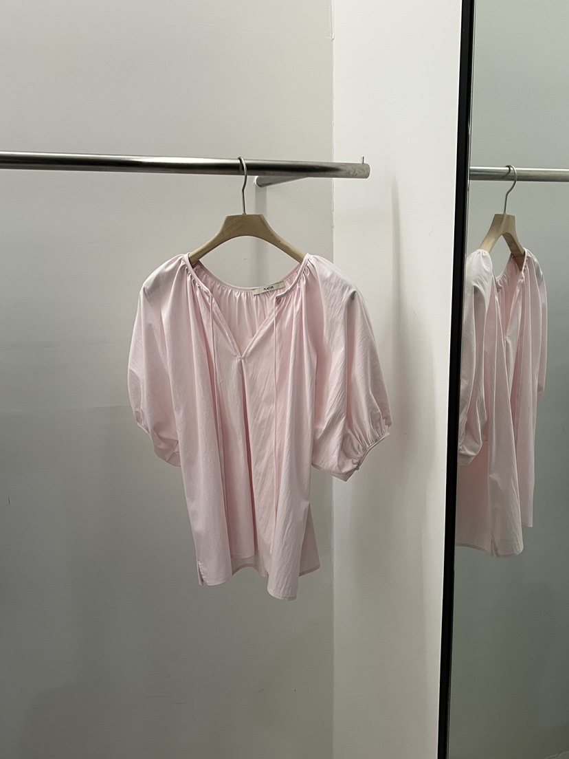 REGULARLY/PLACOR韓國直郵㊣女裝新品人氣推薦襯衫蕾絲衫褶皺REGULARLY/PLACOR襯衫/蕾絲衫圖色2