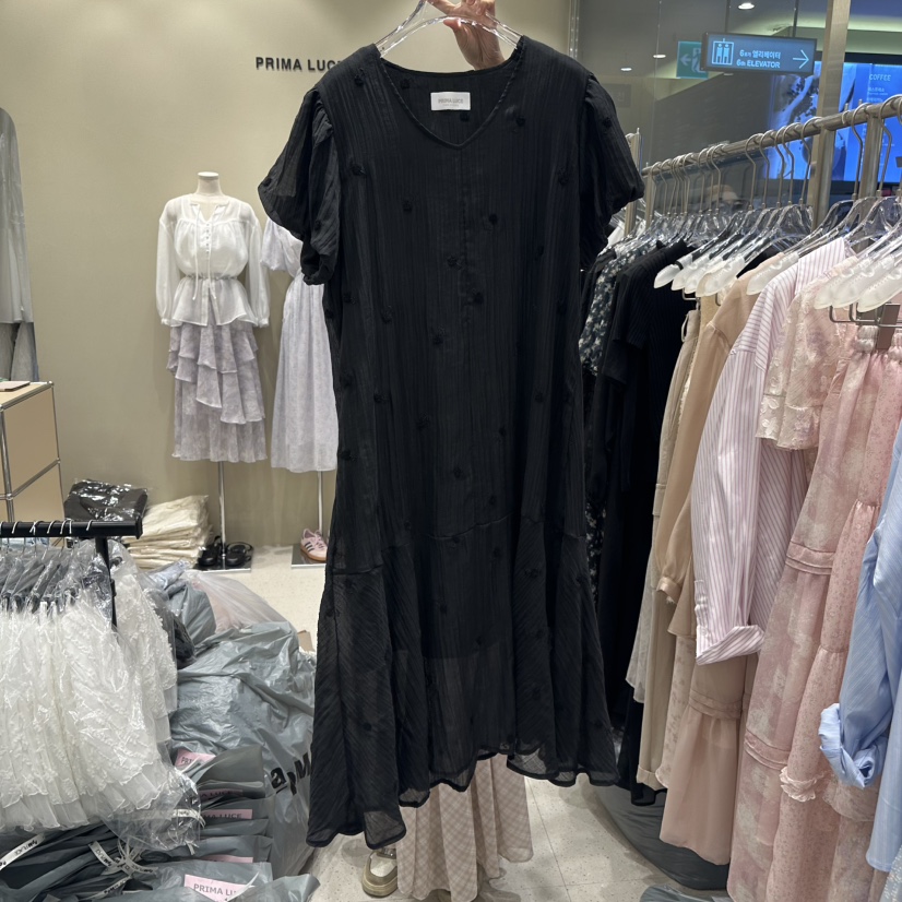 PRIMA LUCE韓國直郵㊣東大門實拍女裝新品時尚25春夏連衣裙CHARLOTTE連衣裙圖色2