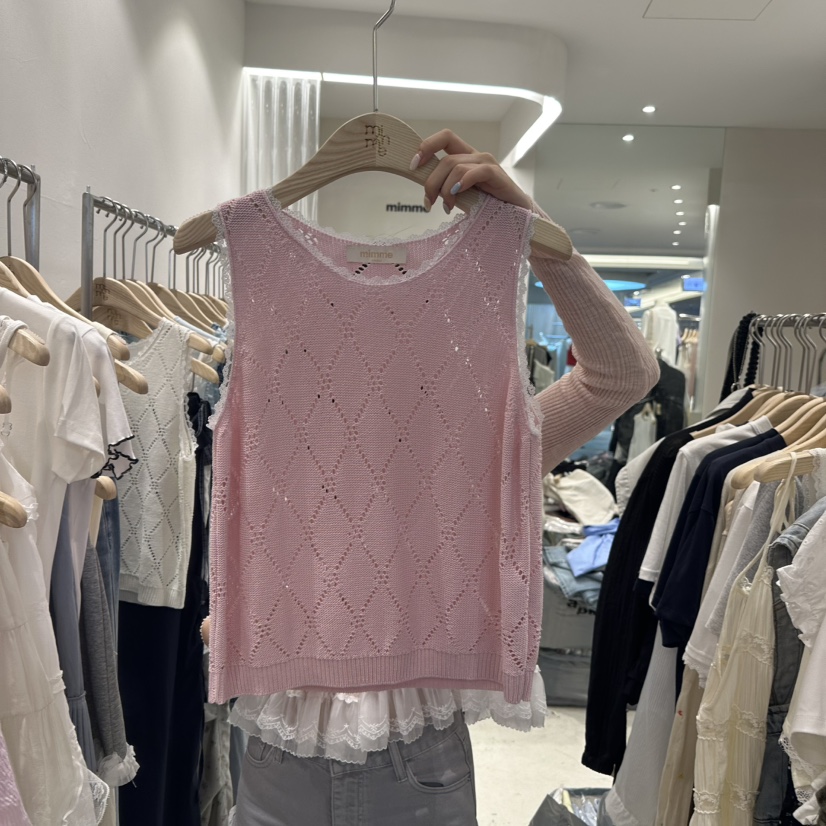 MIMME韓國㊣直郵東大門代購女裝新款25春夏休閑時尚吊帶背心MIMME吊帶/背心圖色2